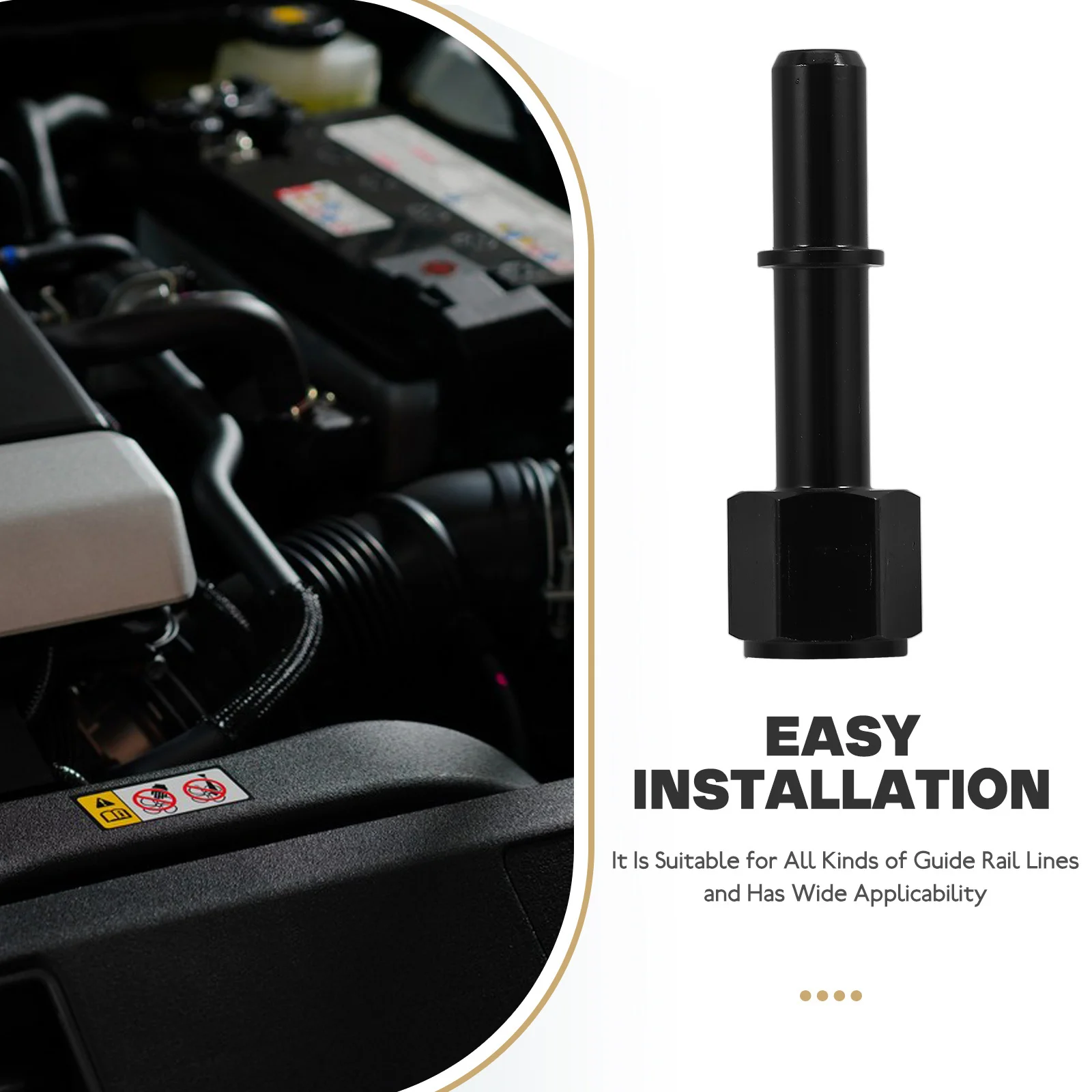 

Quick Disconnect Connectors Push Fittings Gas Rail Hose Adapter Lock Aluminum Barb