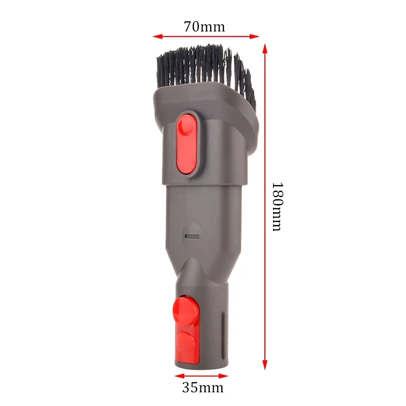 Testa dell'ugello di aspirazione piatta per Dyson V7 V8 V10 V11 V12 V15 aspirapolvere testa della spazzola del materasso spazzola rotonda parti della spazzola morbida