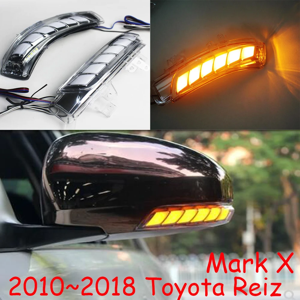 Car styling for Toyota Reiz mirror light Mark X 2010~2018y,Prius (XW30),Reiz LED DRL daytime light 2009~2015 Wish mirror light