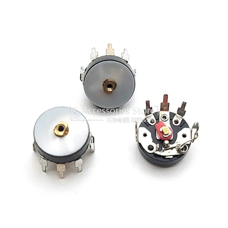 5PCS Straight Angle Radio Potentiometer RV12MM B103 B10K B503 B50K Power Amplifier Volume Potentiometer With Switch Bend Foot