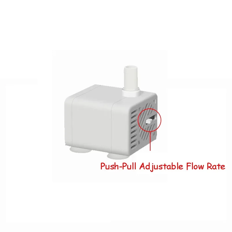 5V ウォーターポンプ超静音 USB プラグ水槽ミニマイクロ濾過サイクル底部吸引水中ポンプヘッド 0.5 メートル
