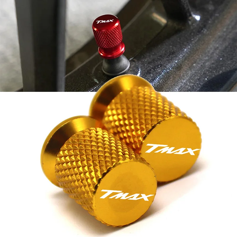 For YAMAHA TMAX530 TMAX500 TMAX560 T-MAX Tmax 530 560 500 2008-2023 Motorcycle CNC Aluminum Tire Valve Air Port Stem Cover Caps