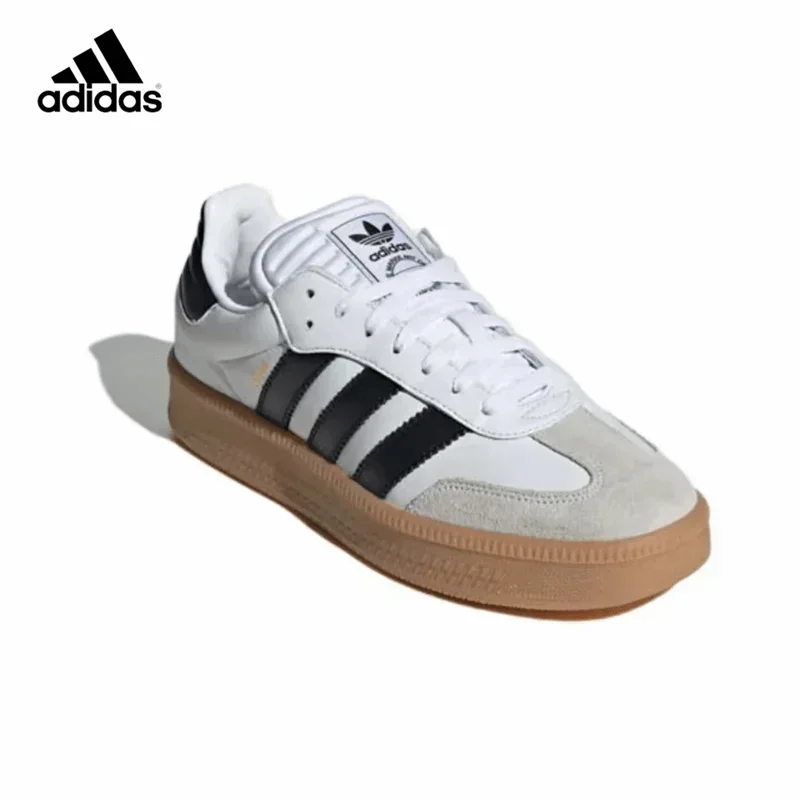 Adidas Samba XLG Men's Women's Skateboarding Shoes Are Comfortable, Versatile, Non-slip, Wear-resistant, Low-top White and Black