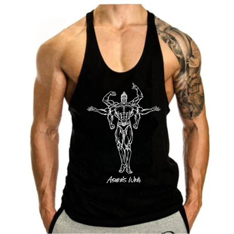 Muscle Men's Stringer Tank Top Cotton Breathable Sweat Gym Top Sleeveless Vest Men's Fitness Premium Quality Sweatshirt Vest