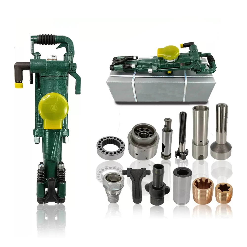 Rig Bor Batu Pneumatik Portabel Terbaru dari Tiongkok 2025, Mini Air Leg Blaster Laris Manis dengan Komponen Inti Pompa