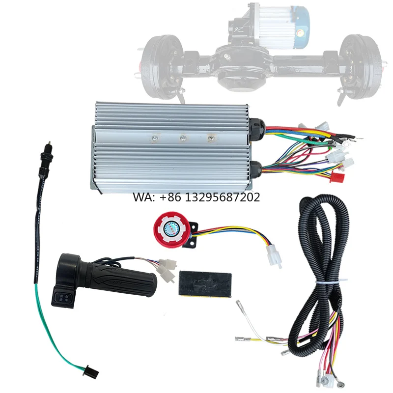 

Model a 1800-2000W Rear Axle Controller Assembly for Electric Tricycle IP65 Protection 48-60V Low Speed Brushless Motor