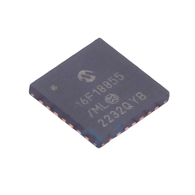 5-50pcs  PIC16F18855-I/ML  PIC16F18855T-I/ML  PIC16F18855  QFN28  8 Bit Microcontroller MCU   100%New And Original