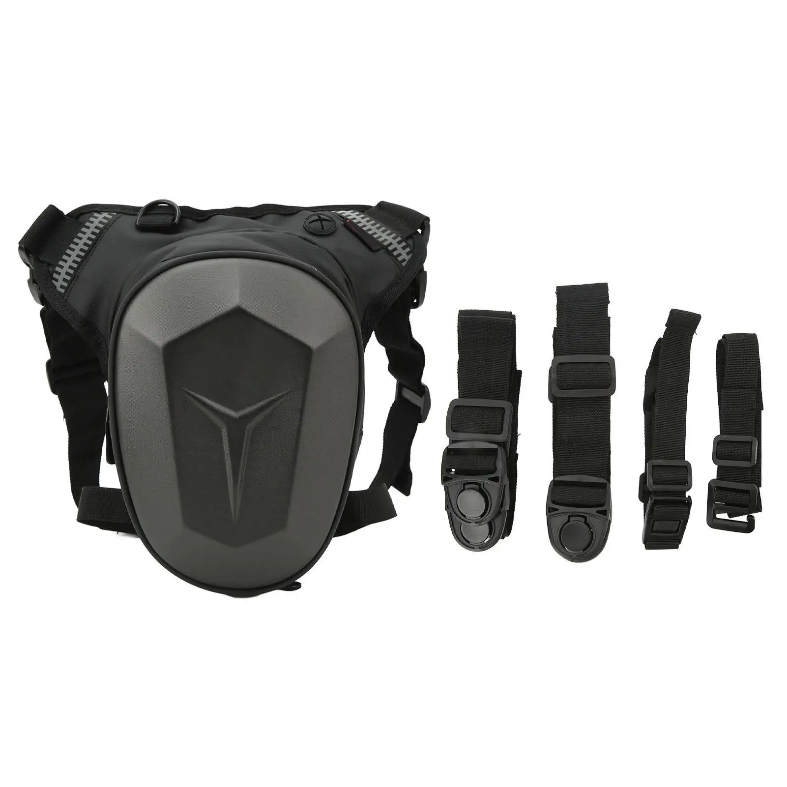 

Reflective Strip Waterproof Thigh Pack Motorcycle Drop Leg Bag with Upgraded Zipper - Ideal for hiking , for fishing , and More