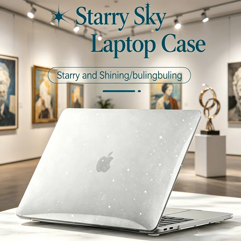 Transparent MacBookPro Protective Case Laptop Cover, For MacBookPro A2442/A2779/A2918/A2992/A3112,14.2 Inch, Starlight style