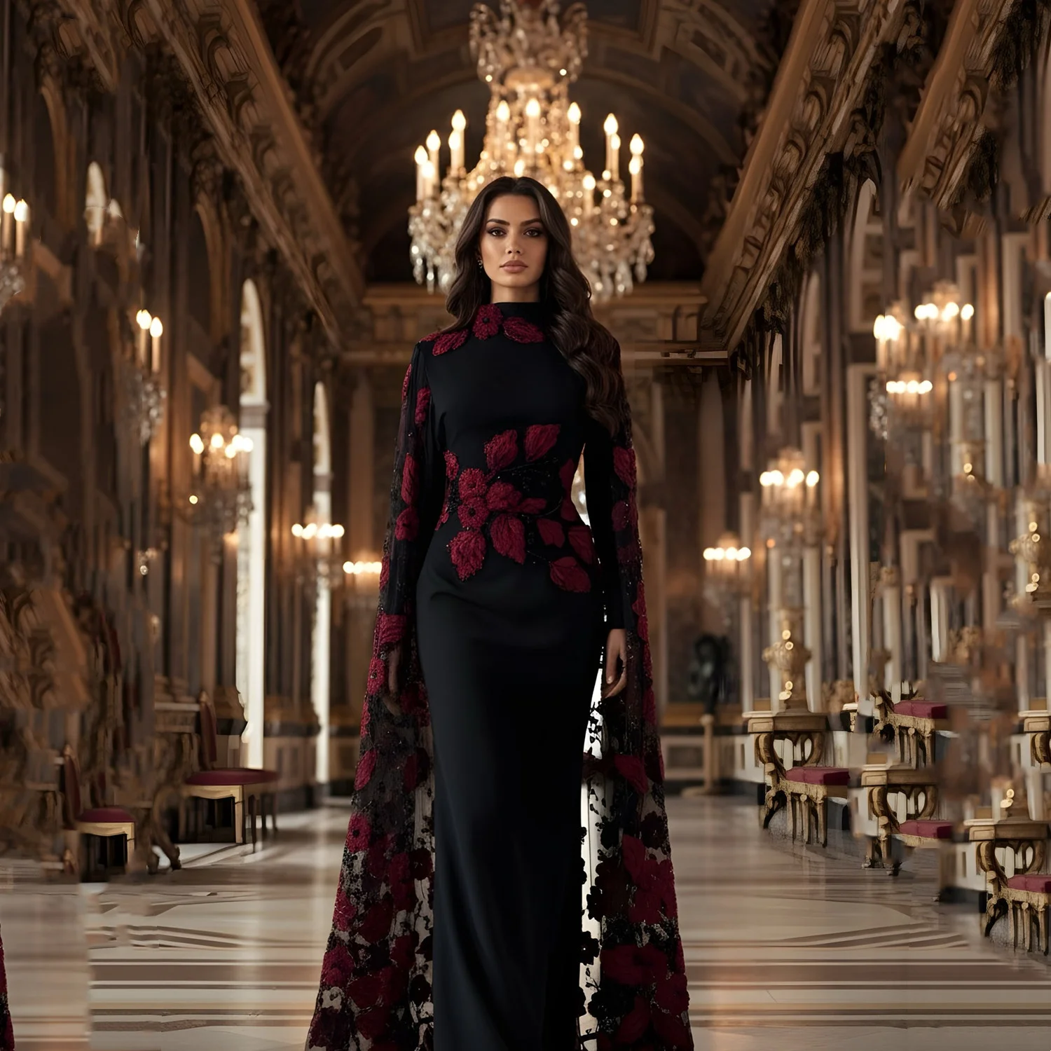 

Индивидуальный вечерний наряд: элегантное женское платье для свадебной вечеринки, черное вечернее платье для женщин