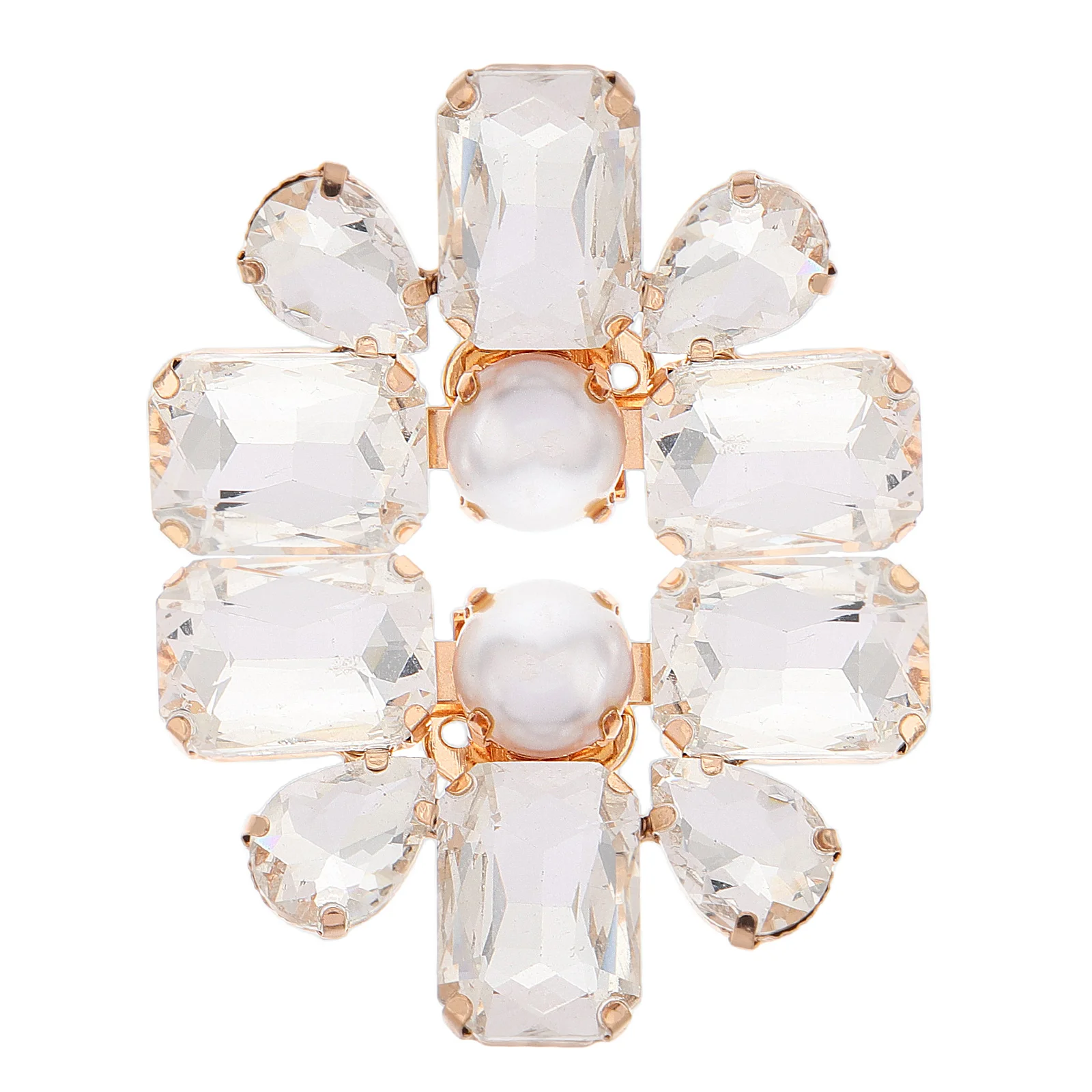 

2 Pcs Detachable High Heel Buckles Zinc Alloy Clips for Wedding Party Accessories Replacement Shoe Jewelry heel clips shoe