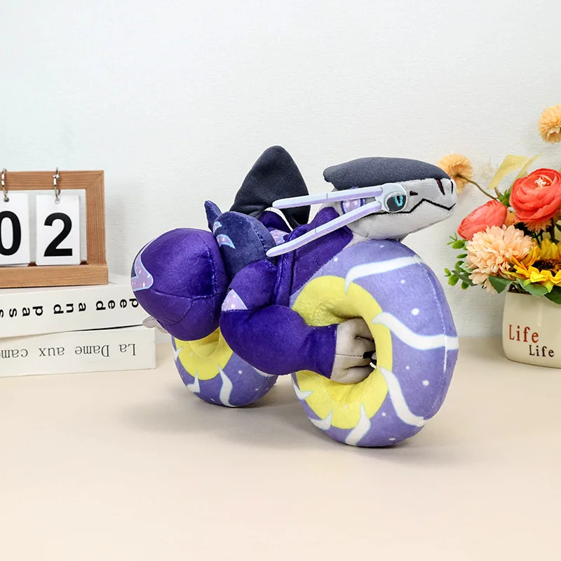 Pokemon Locomotive Style Miraidon Plush Toy Koraidon Stuffed Doll Anime Model Doll Pocket Monsters Kawaii Toys Kid Gift