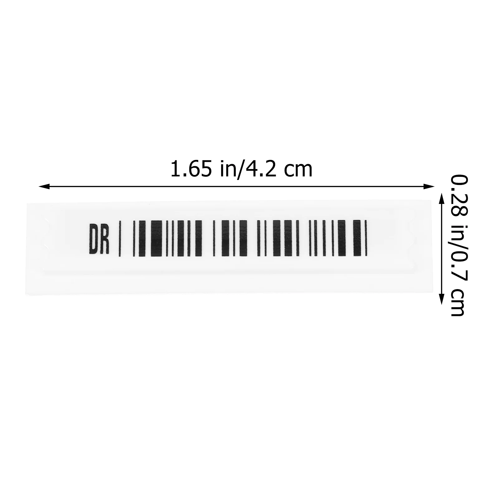 108 шт. этикетки, акустомагнитные противоугонные товары, 420X070X020 см, косметическая бирка, белый товар для супермаркета