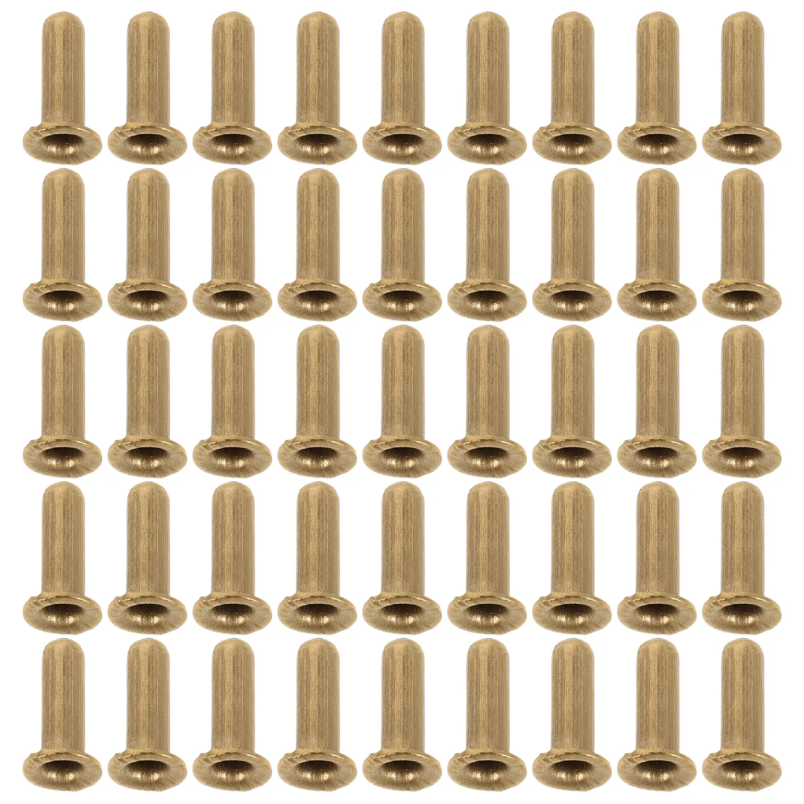 100Pcs Hollow Rivets for Harp Metal Tubular Eyelet Fastener 8mmx2.5mm Lyre Strings Durability Stringed Instrument Parts