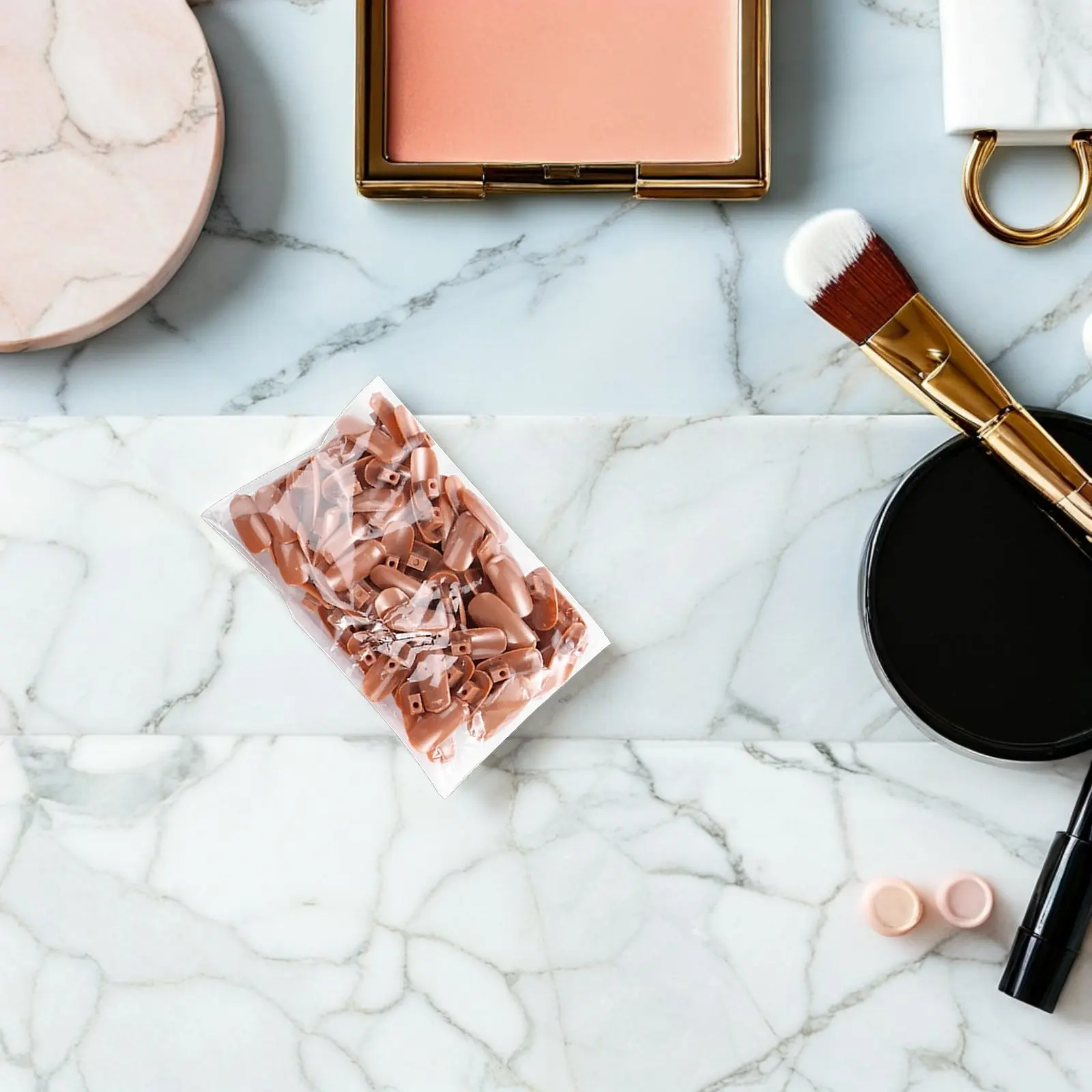 

300 шт. тренировочных ногтей для маникюра, премиум-класса, из пластика, для отработки навыков работы с акрилом и гелем