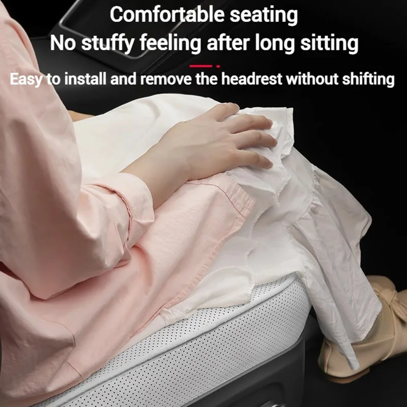 For Tesla Model Y Juniper 2025 Nappa Leather Seat Cushion Ventilation Comfortable, Universal Split Single Sitting Back Row Set