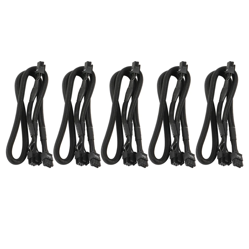 5X 8 PIN TO Dual 8 Pin 6 PIN PCIE VGA Power Supply Cable For EVGA Supernova G2 G3 G5 P2 T2 GS G+ 650 750 850 1000