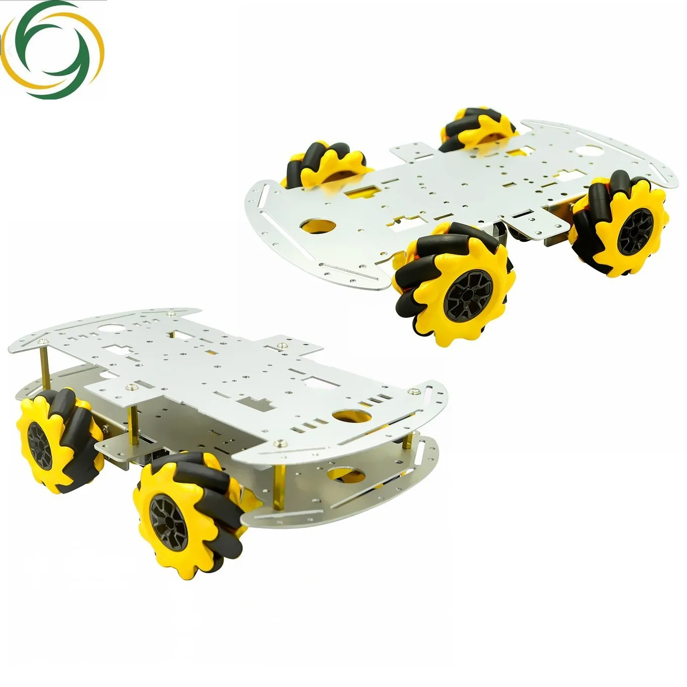 Mecanum Wheel Omni-directional Robot Car Chassis Kit with 4pcs TT Motor for Arduino for Raspberry Pi DIY Toy Parts