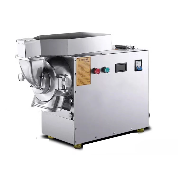 SN-QDMECH Water Cooled Stainless Steel Commercial Dehydrated Onion Garlic Herb Crusher Grinder Milling Machine