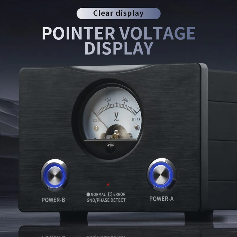 Qincrown-電圧ポインター,電源フィルター,ノイズリダクション,電源コンセント,hfi,オーディオ,QG-U800