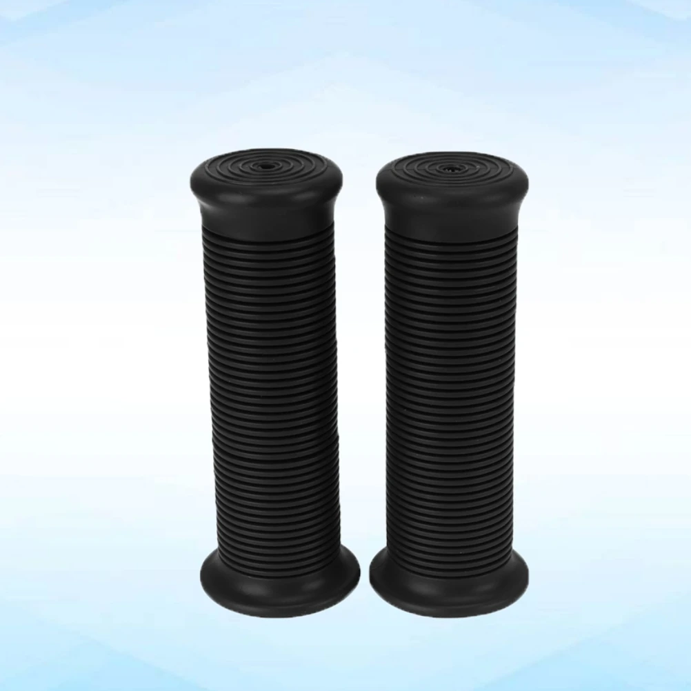 

1 Pair Motorcycle TPU Vintage Handlebar Cover Universal Thread Bike Grips Non-Slip Handlebar Grips Black 22/24MM
