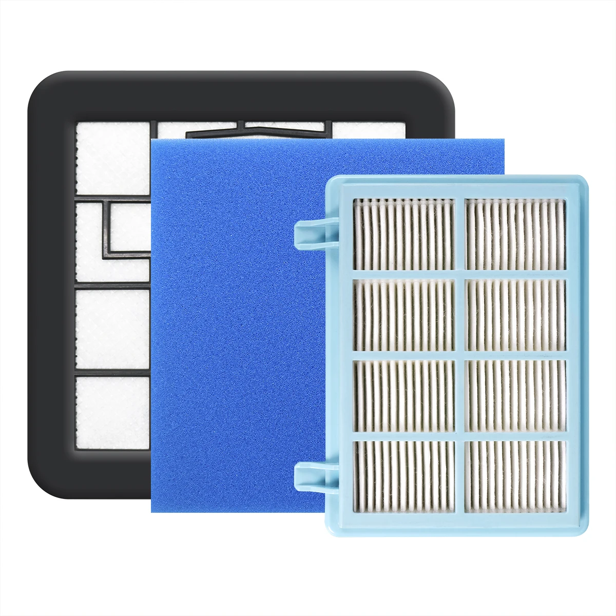 Filtro HEPA FC8010 per aspirapolvere Philips PowerPro Compact FC9332/09 FC9331/09, PowerPro Active Bagless FC9555/09 FC9557/09