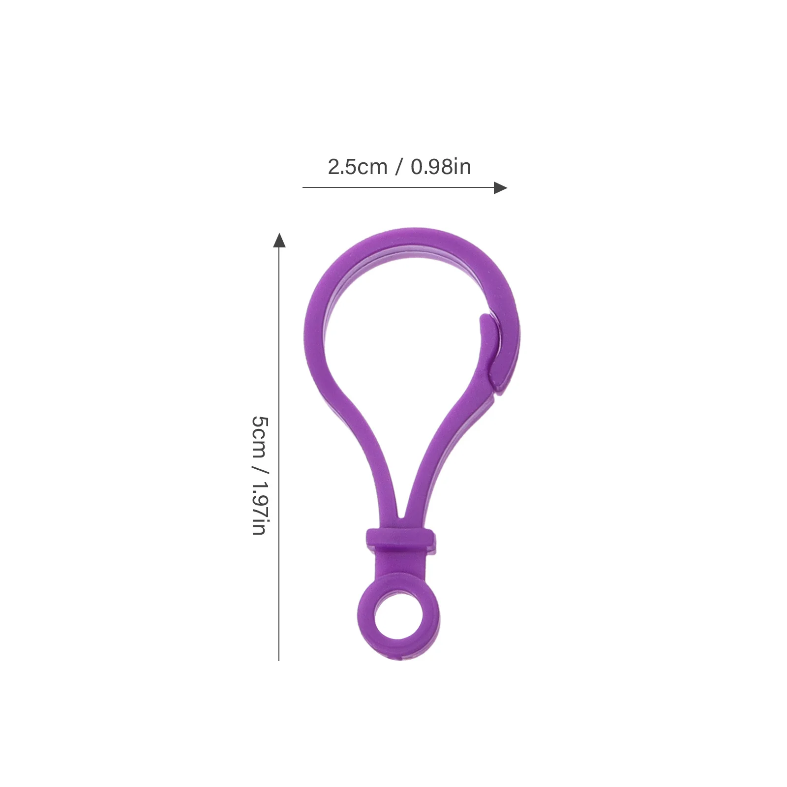 100Pcs Lobster Claw Clasp Plastic DIY Jewelry Making Connector Clips Lightweight Durable Snap Hook for Bracelets Necklaces