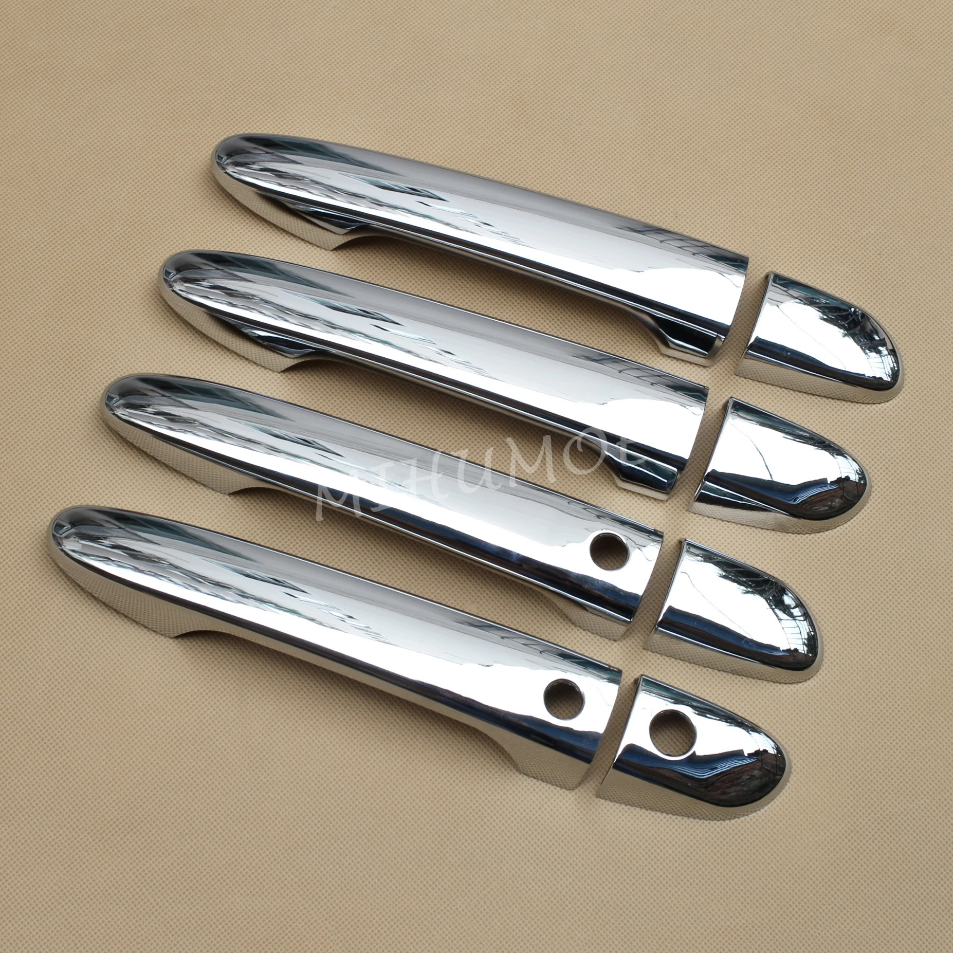 8Pcs Glossy Chrome Keyless Door Handles Cover Trim ABS Plastic For Mazda 2 3 6 CX-3 CX-5 CX-9 CX3 CX5 CX9 2013-2024