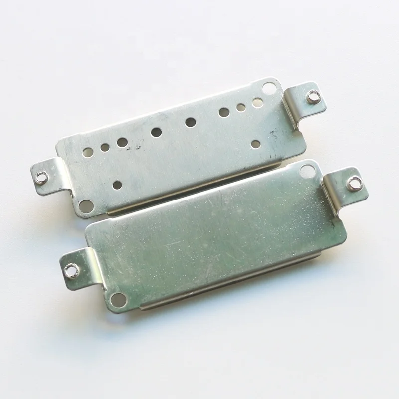 Donlis Nickel Silver Mini humbucker LP Guitar Pickup Baseplates for Open Closed Firebird Pickup Parts