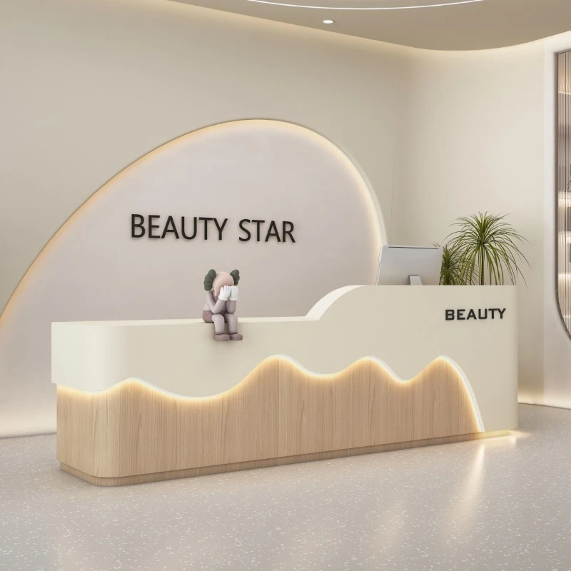 

Barber Chests Reception Desk Blower Prescription Logo High Lectern Cash Reception Desk Case Lada Recepcja Furniture