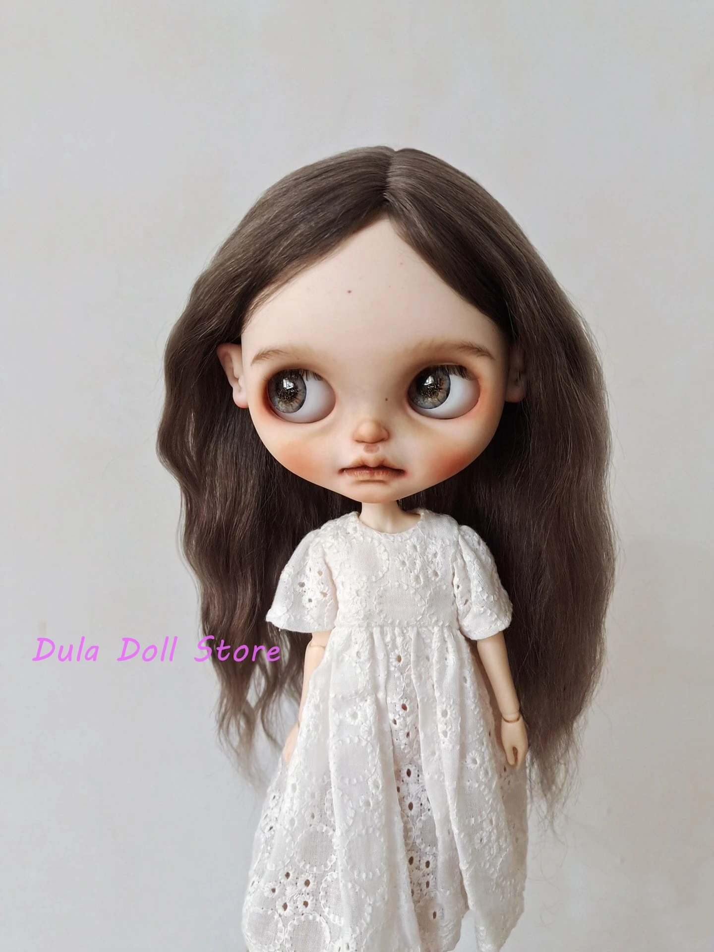 Dula store white dress for Blythe ob24