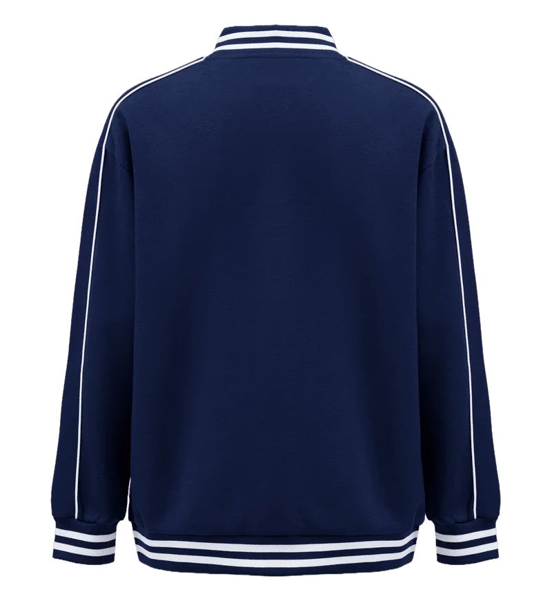 Men's and women's pure cotton baseball jackets, jackets, custom printed logos, embroidered autumn and winter workwear