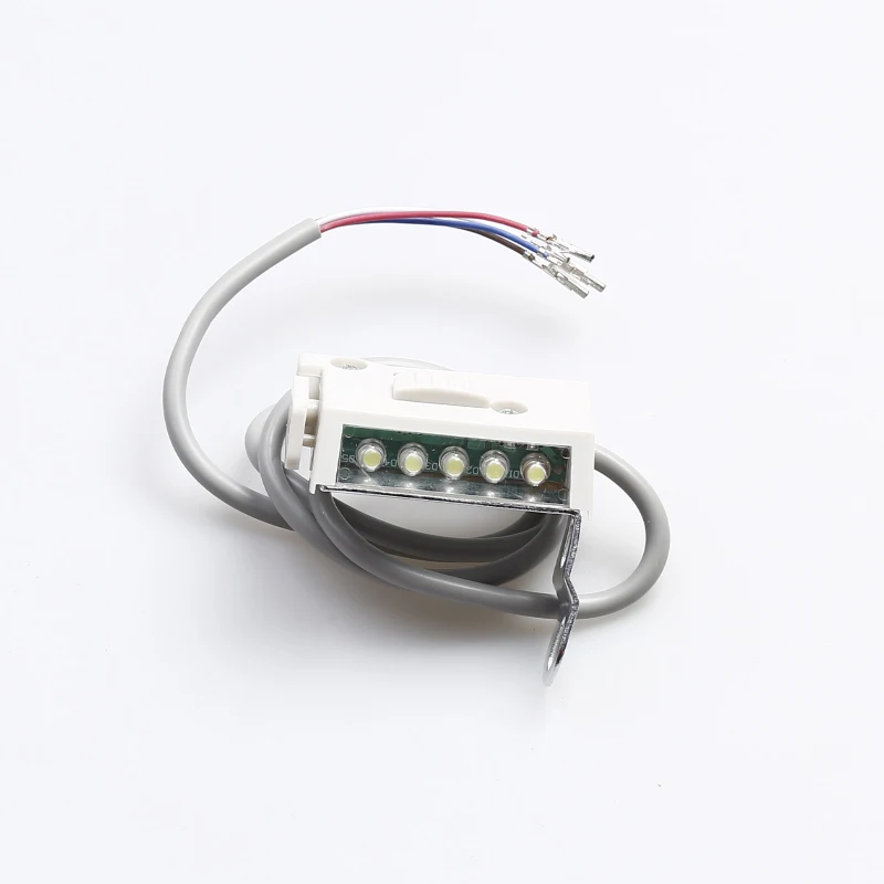 1PCS 4-Wire 5v Computer LED Jog Switch (New - Particle Light Bead) Suitable for Industrial Sewing Machine Accessories