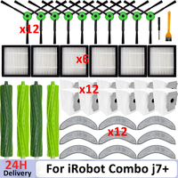For iRobot Roomba Combo j7+, j9+, 10 Max Robot Vacuum Cleaner Part Main Side Brush Hepa Filter Mop Cloth Accessories Replacement