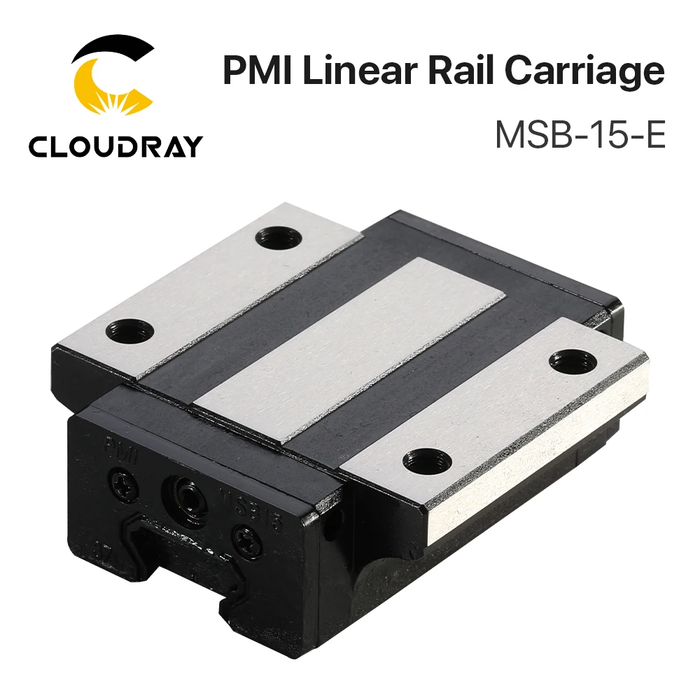 Cloudray CO2 Laser Cutting Machine Universal Metal Parts PMI Linear Guideway Carriage for CO2 Laser Engraving Cutting Machine