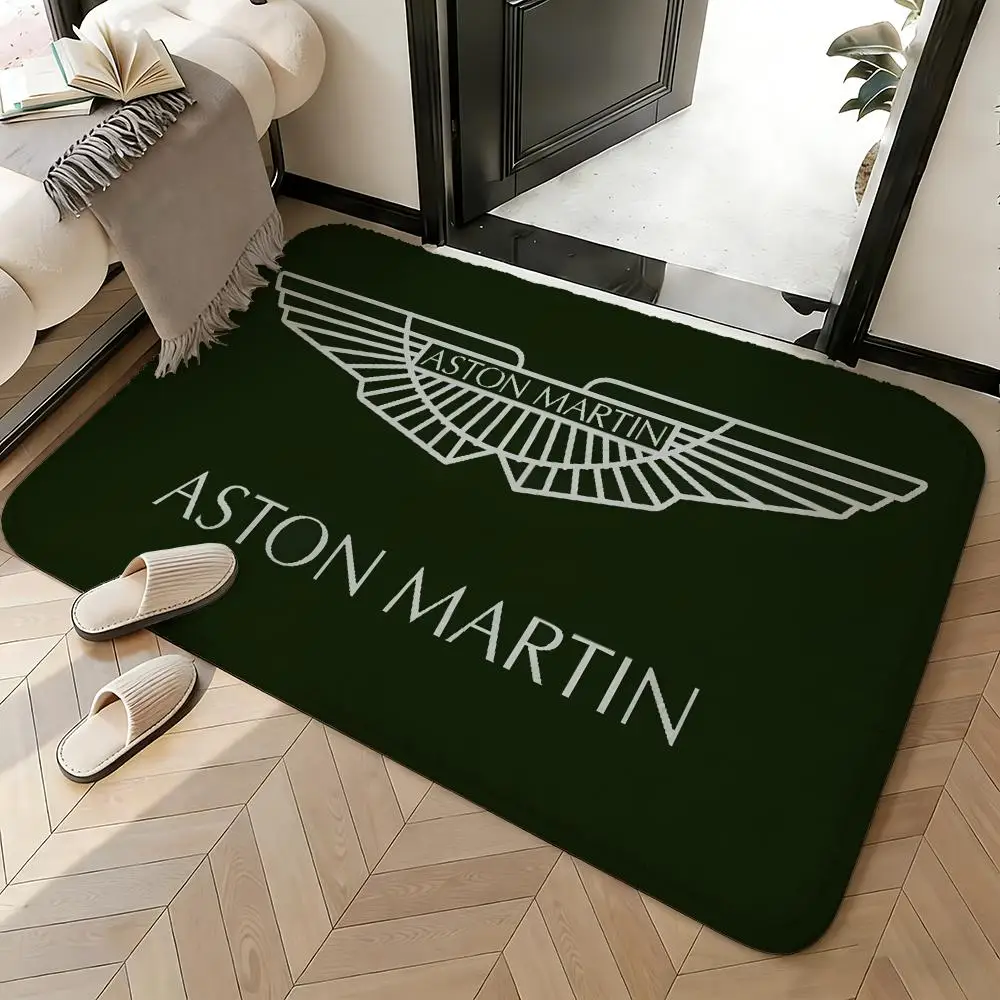 Soft Absorbent Non-Slip Rug Brand Aston Martin Floor Mat Home Decor Doormat Bedroom Floor Mat Shower Carpet