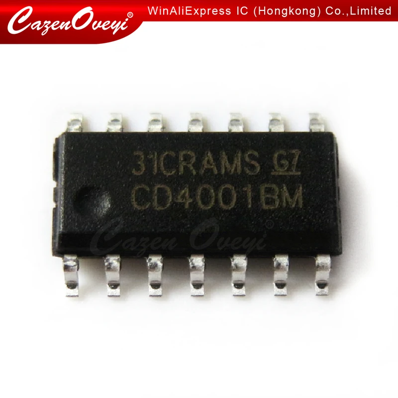 10pcs/lot CD4001BCM CD4001BM CD4001 SOP-14 In Stock