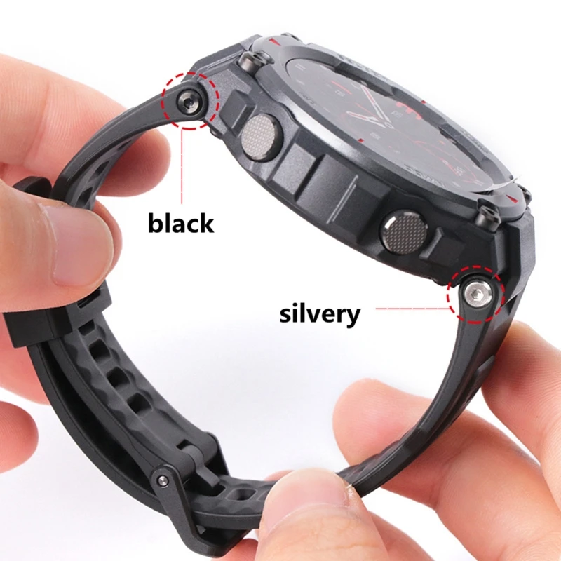 ل Amazfit T Rex/PRO/T Rex 2 ساعة موصل قضيب ربط محول دبوس الملحقات