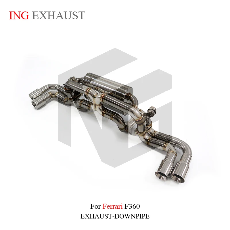 

ING SS304 Vacuum Valve Catback for Ferrari F360 3.6L V8 Control Muffler Engine Performance Tube Exhaust System