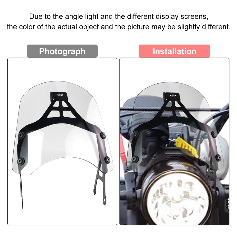 For Yamaha XSR700 2016 2017 2018 2019 2020 2021 XSR 700 Motorcycle Windshield Protector Windscreen GPS Mount Navigation Bracket 3