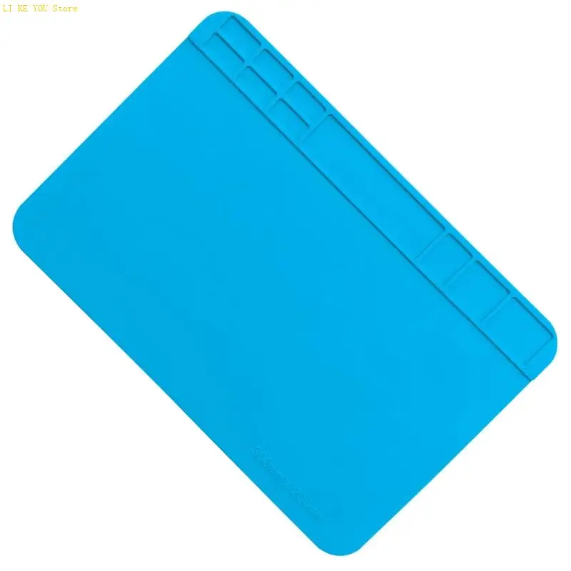 W3JE ESD Aislamiento calor Mat soldadura Herramienta reparación teléfono computadora Resistente calor