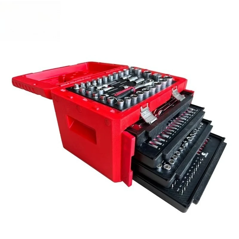 300-Piece Sleeve Hand Tool Kit with Steel Bits and Hard Case