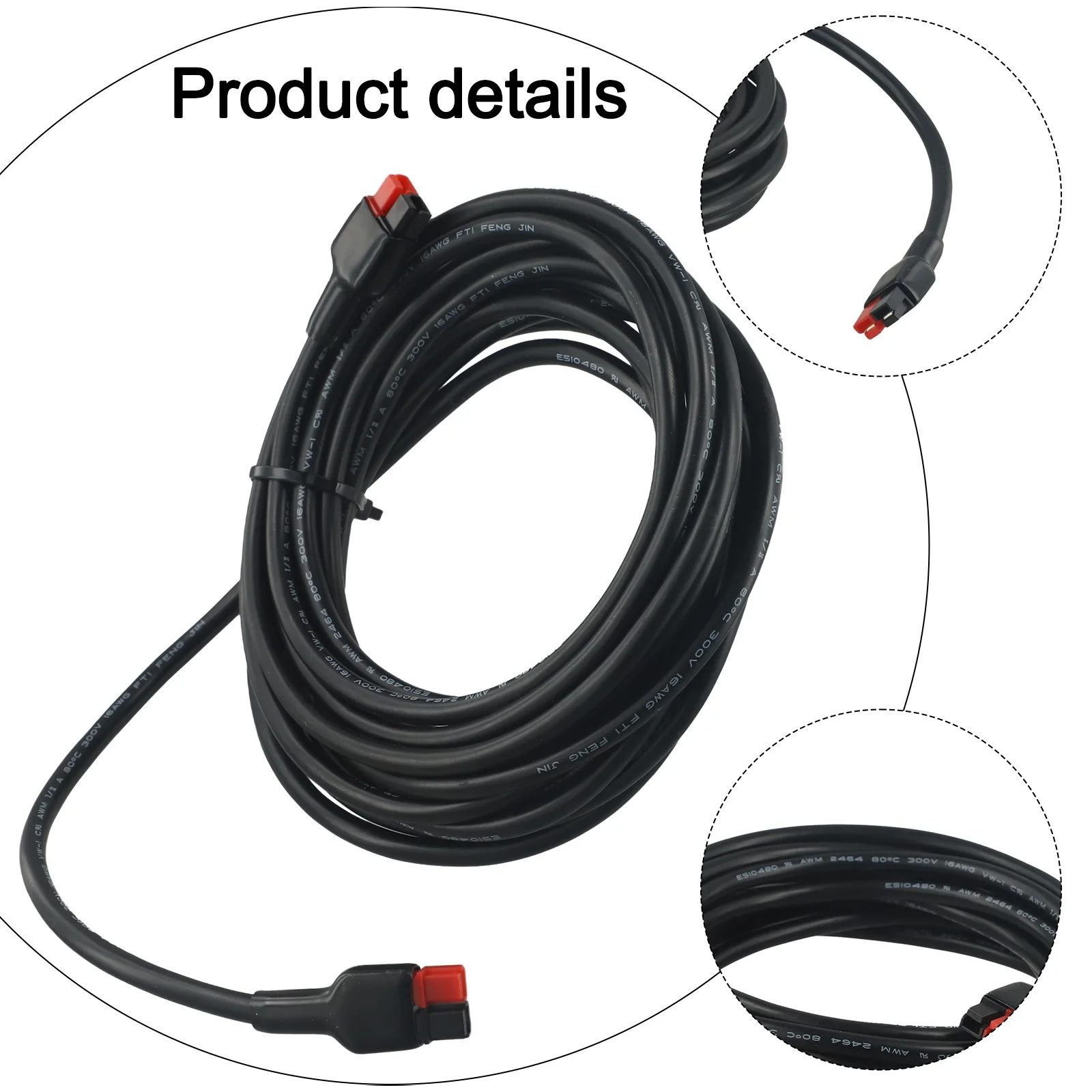 

Extend Your Reach with Our Reliable 16AWG For Anderson Connector Solar Extension Cord for Generators and Panels Up to 45 Amps