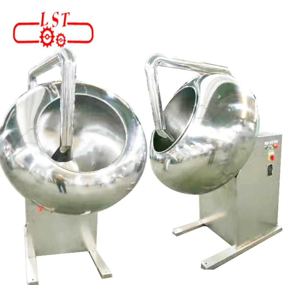 Fast delivering Automatic Small Chocolate Candy Coating and Polishing Dragee Pan