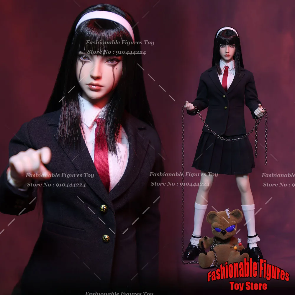 

JKTOYS K-005 1/6 Women Soldier Taboo Girl Tomoe Cosplay Version Double Headed Sculpture 12Inch Action Figure Model Toys