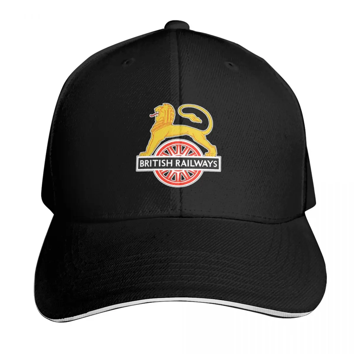 British Railways. Br. Sign. First Logo. British Railways. Cycling Lion. Sticker Baseball Cap