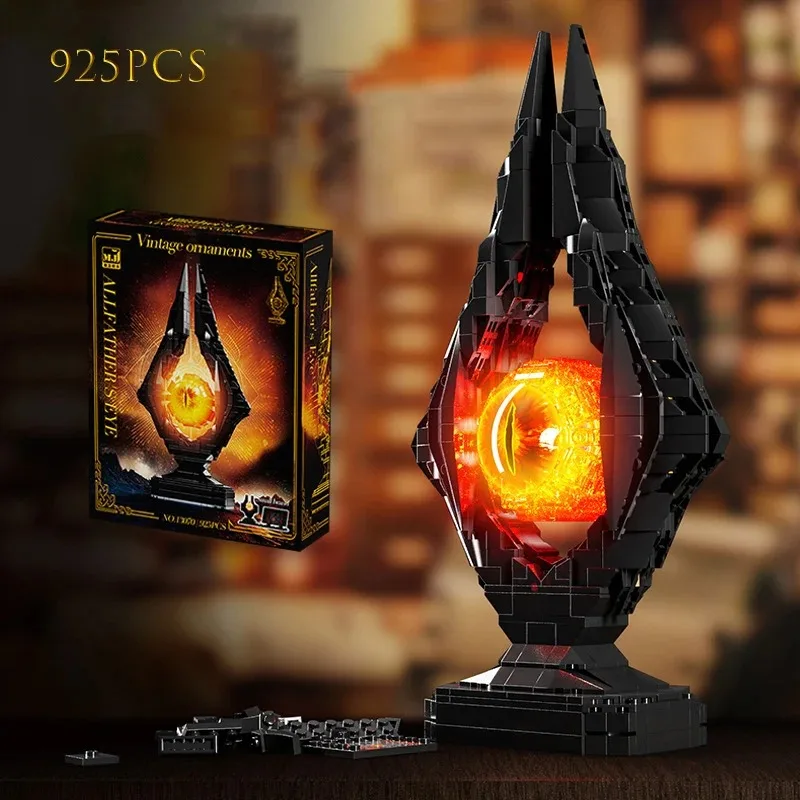 Creative New Allfather's Eye Dark Model Building Blocks Kit Desktop Decoration DIY Toys  Holiday Gifts Birthday Gifts