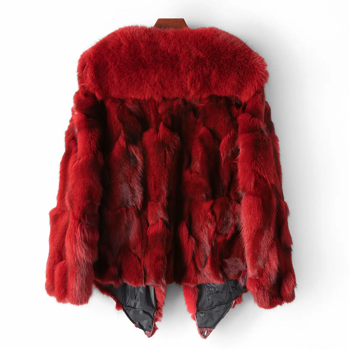 Fur CoatNew Fashionable Fox Fur Patchwork Jacket