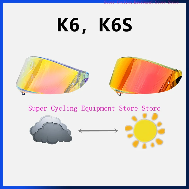 Фотохромные линзы на шлем для AGV K1 K3SV K5 K5S K6 для HJC RPHA11 RPHA70 HJ26 для SHOEI GT Air для X14 Z7 X15 Z8