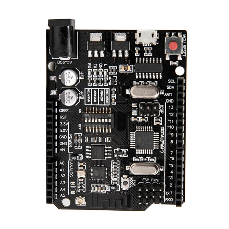 Placa de desenvolvimento wifi r3 atmega328p + zp8266 (32mb de memória) USB-TTL com cabo para placa de desenvolvimento arduino uno